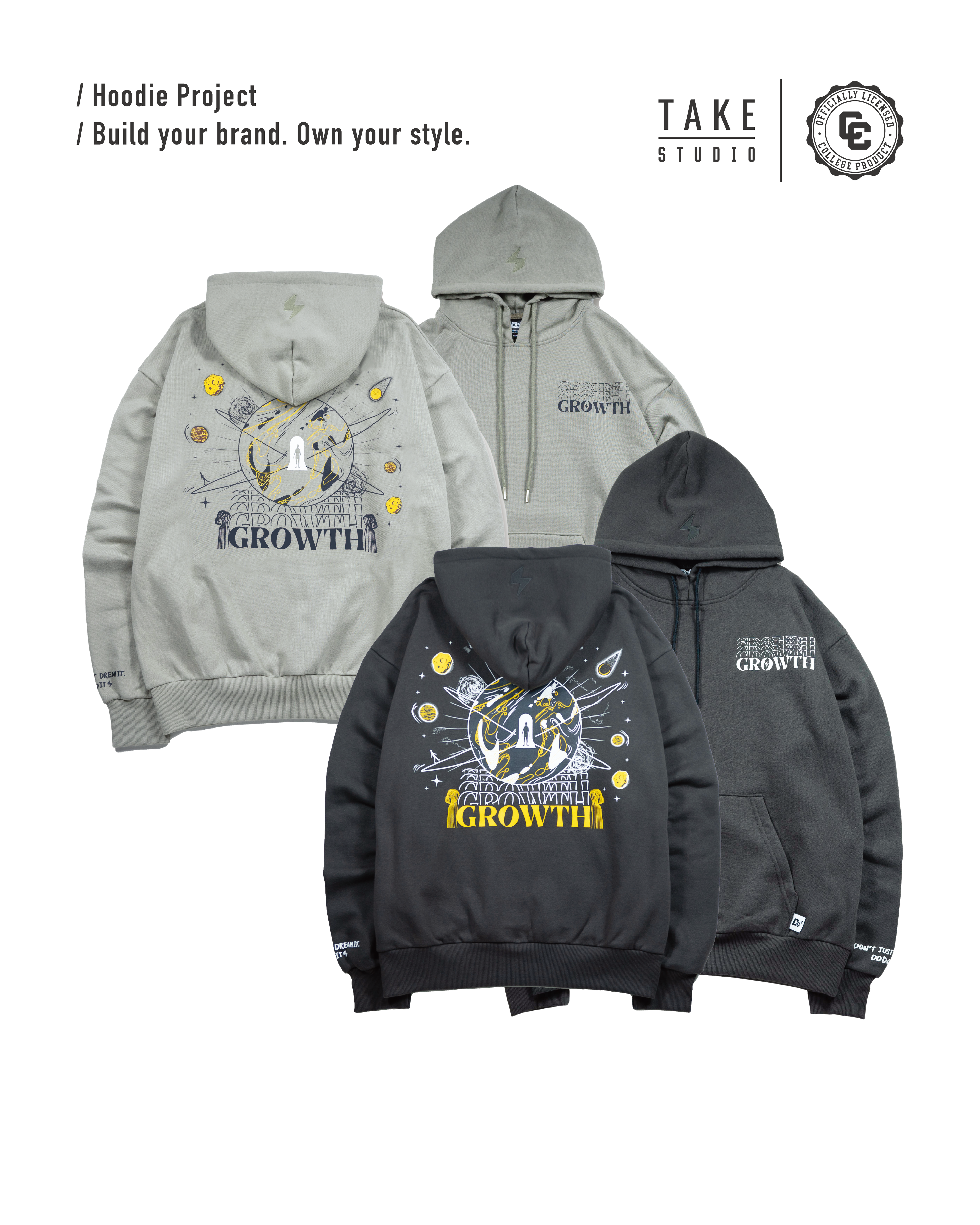 |訂製款|連帽長袖帽踢