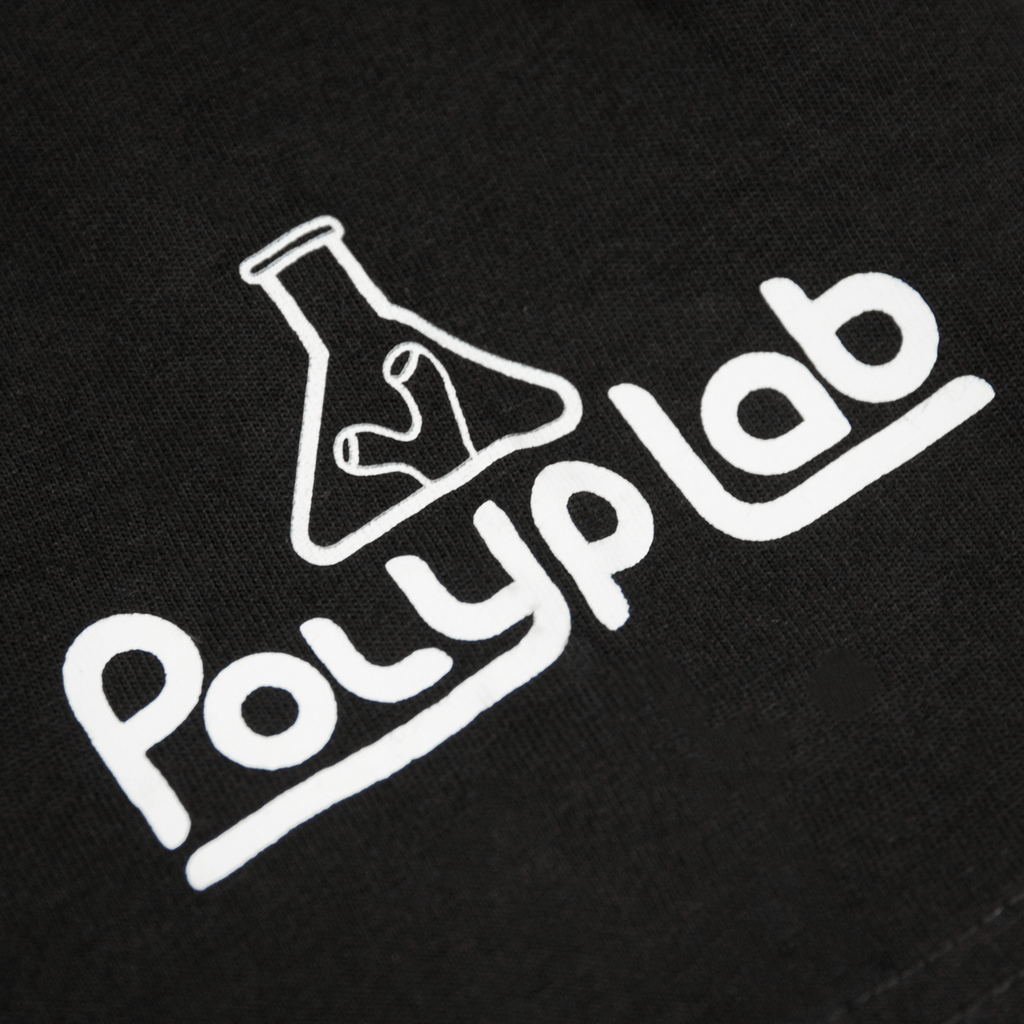 ｜BlueBox 藍箱水族｜ Polyp Lab T-shirt (black)
