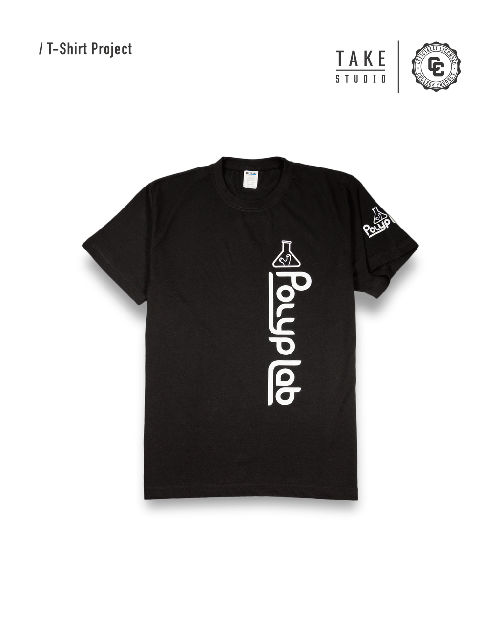 ｜BlueBox 藍箱水族｜ Polyp Lab T-shirt (black)