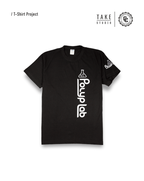 ｜BlueBox 藍箱水族｜ Polyp Lab T-shirt (black)